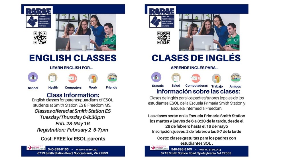 Adult English classes at SSES | Smith Station Elementary