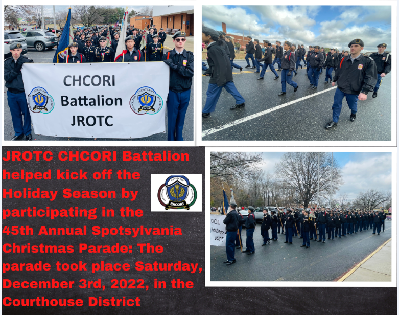 JROTC CHCORI Battalion helped kick off the Holiday Season by