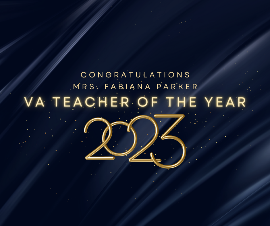 SCPS Teacher Wins VA Teacher of the Year Courthouse Road Elementary
