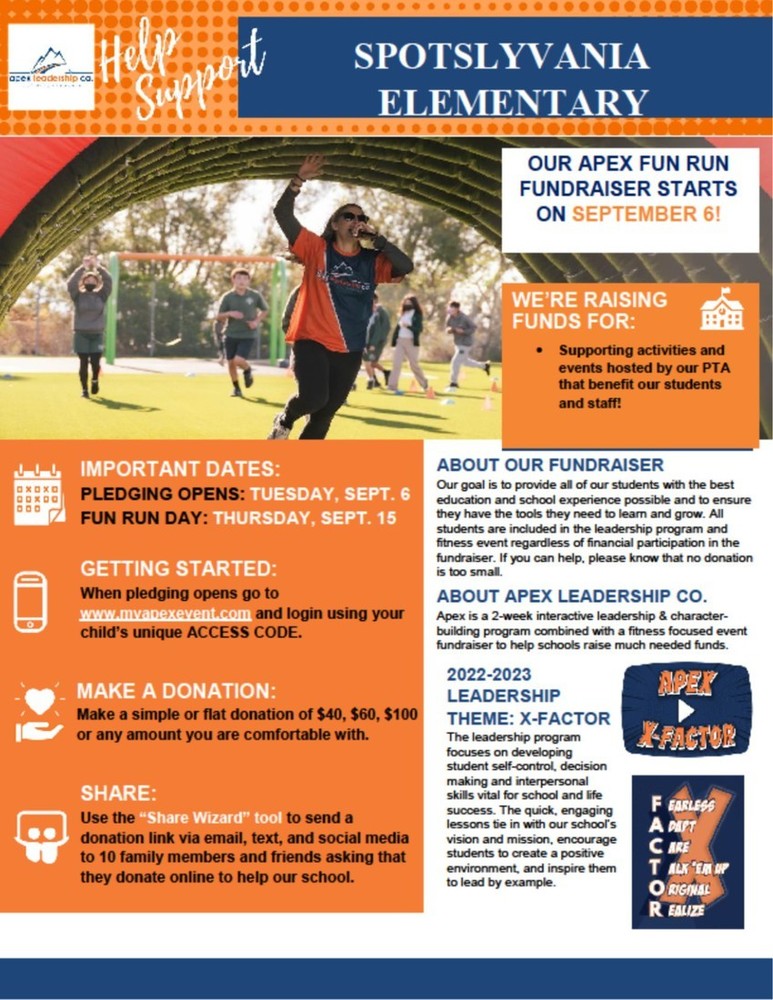 Apex Fun Run Spotsylvania Elementary