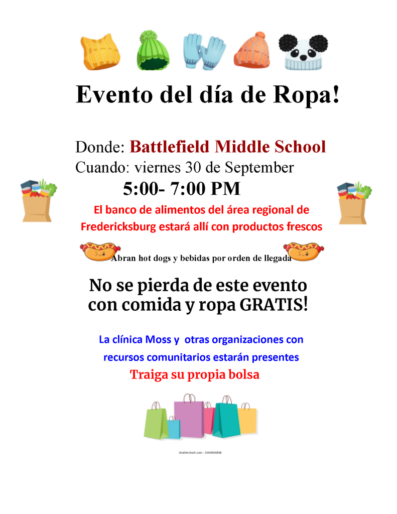 Dressing day informational flyer (spanish version). All information on the flyer is written in text in the post itself.